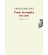 Poesía incompleta (1980-2020)